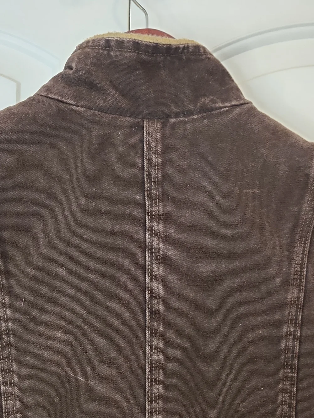 Carhartt WOMENS Vintage WV001 Chocolate Brown work wear vest Size M